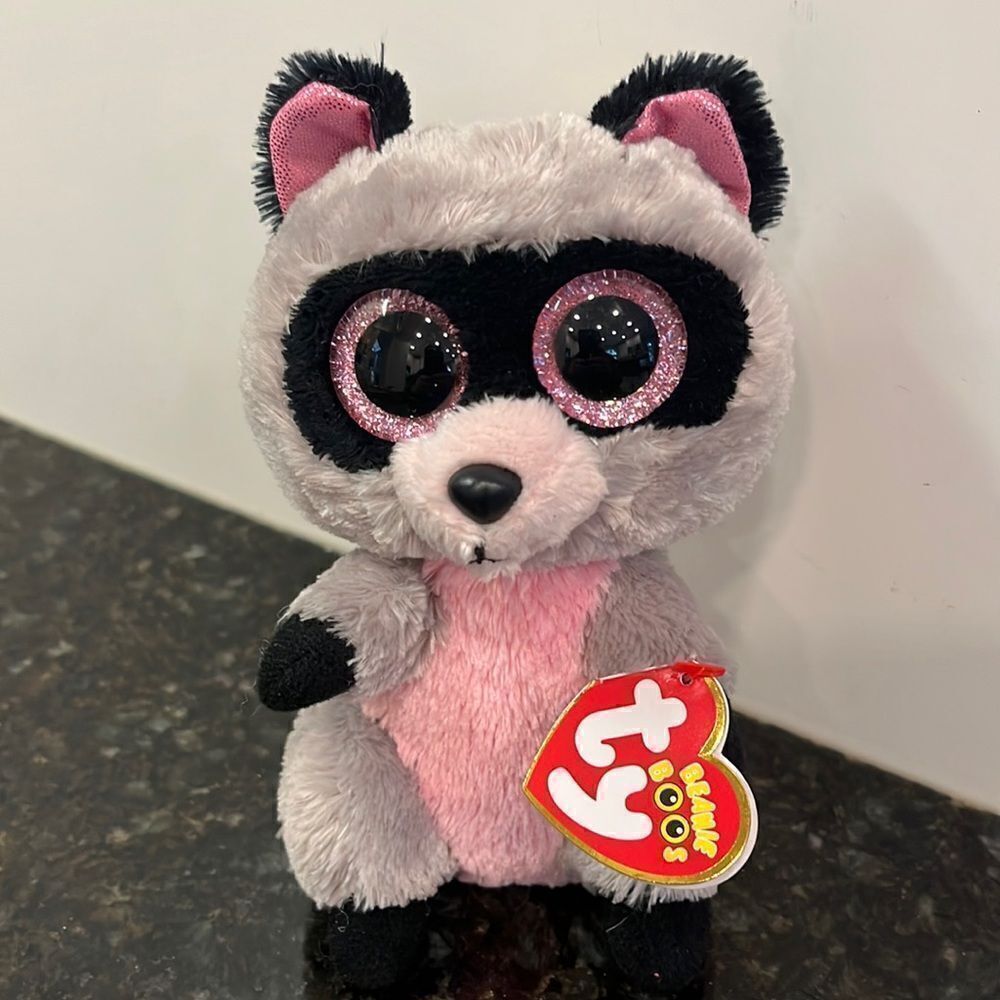 Ty Beanie Boos - ROCCO the Raccoon (6 Inch) NEW - MINT with MINT TAGS